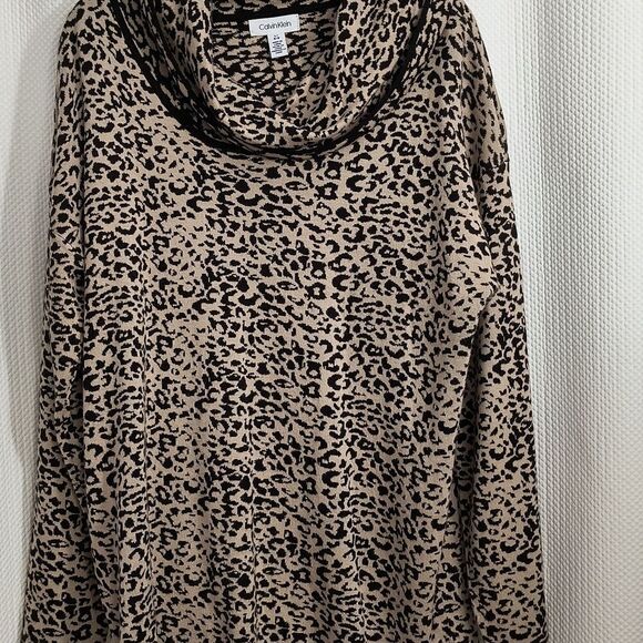Calvin Klein Leopard Top Women's - Picture 1 of 6